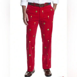 Castaway Beachcomber Corduroy Crimson Leg Lamp Christmas Story Pants Size 46
